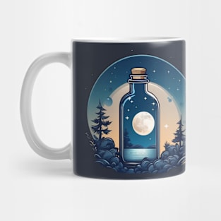 catching the moon in bottle Mug